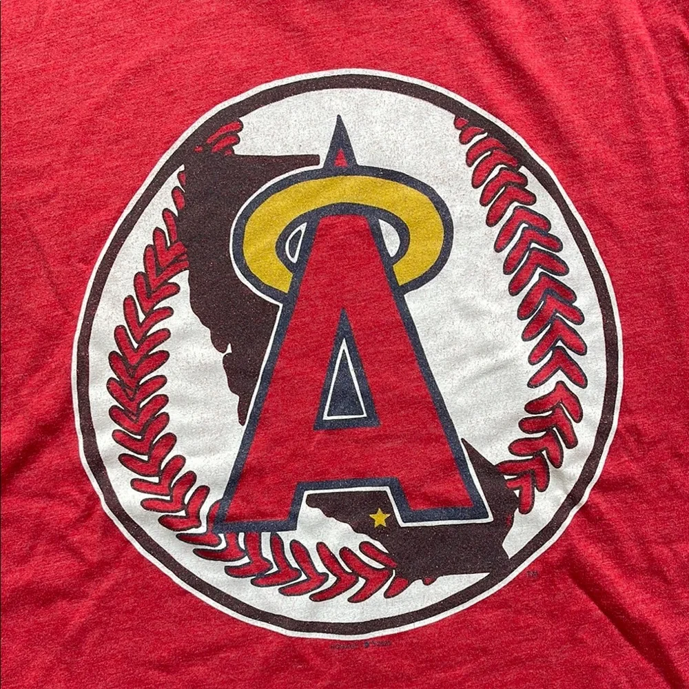 Homage Los Angeles Angels '86 T-Shirt, red - Picture 4 of 5
